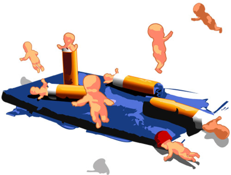 babies in the cigs